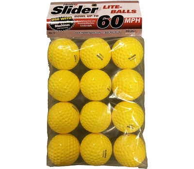 Heater Heater Slider Bowling Machine balls 12 Pack