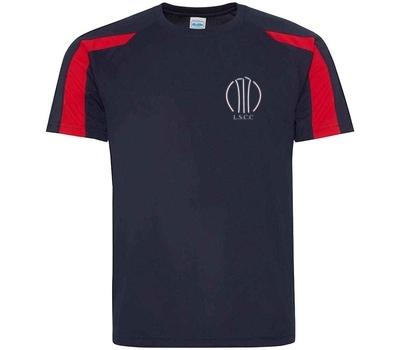  Long Sutton CC Training T-shirt - navy/red JC003