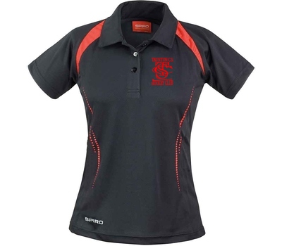  Taunton Civil Service Hockey Ladies Match Shirt Black/Red
